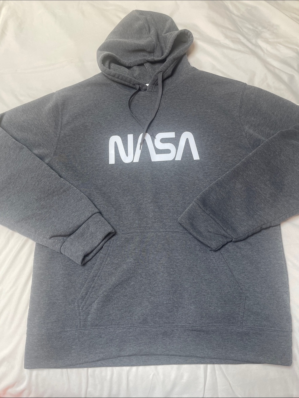 Gray Hoodie - Men's Pullover Sweatshirt